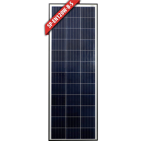 ENERDRIVE SOLAR PANEL - 120W POLY SLIM